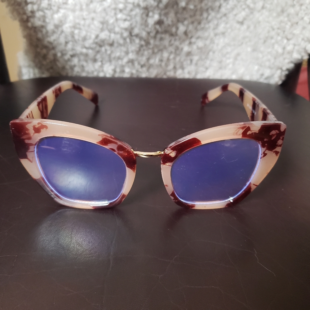 NWT Glasses Blue Screen Tint